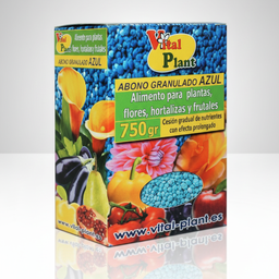 [FERVIT003] ABONO MINERAL GRANULADO COMPLEJO COLOR AZUL 750 GR